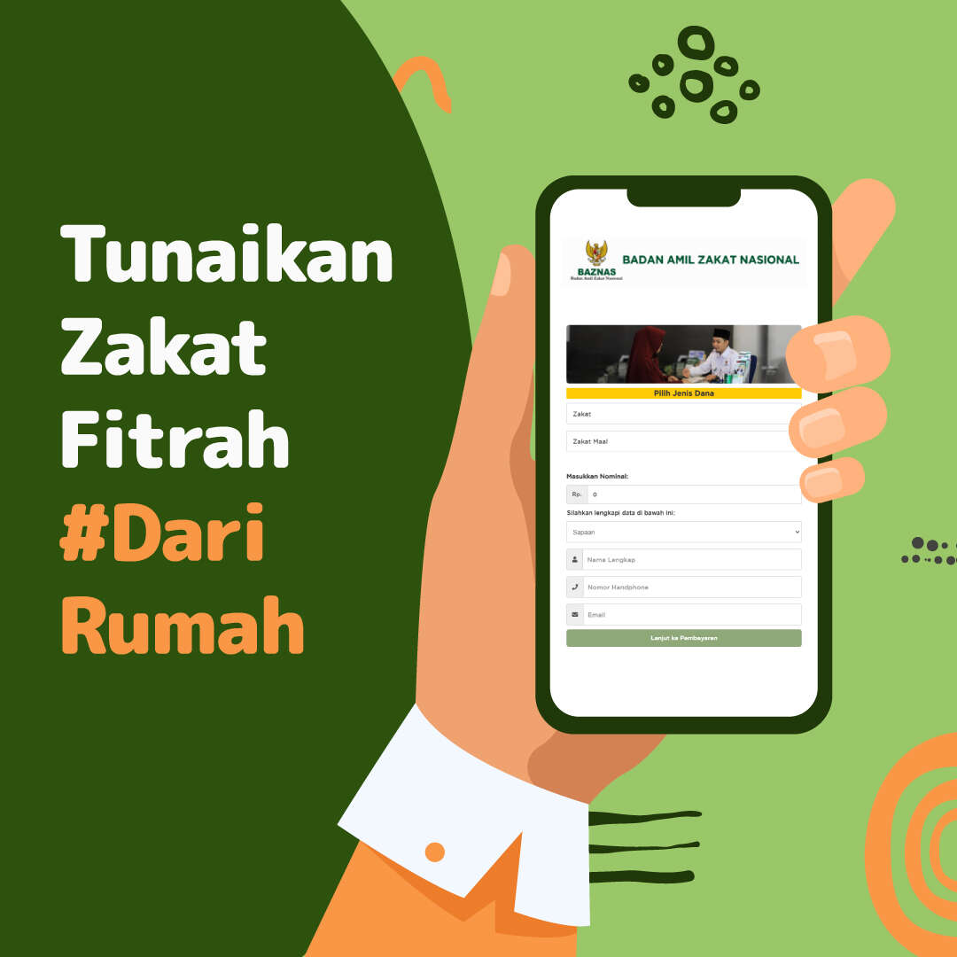 Tunaikan Zakat Fitrah #DariRumah