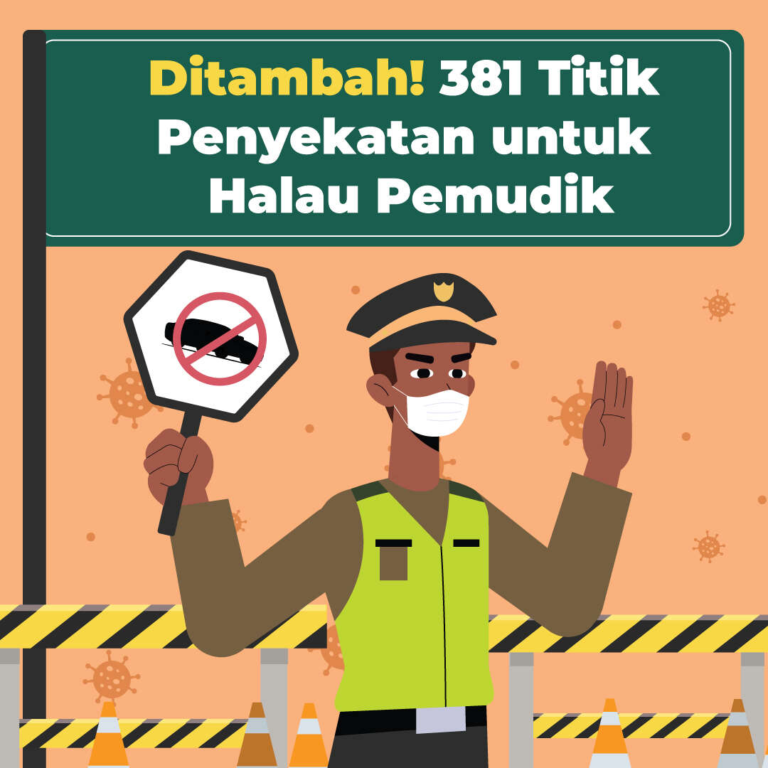 Ditambah! 381 Titik Penyekatan untuk Halau Pemudik