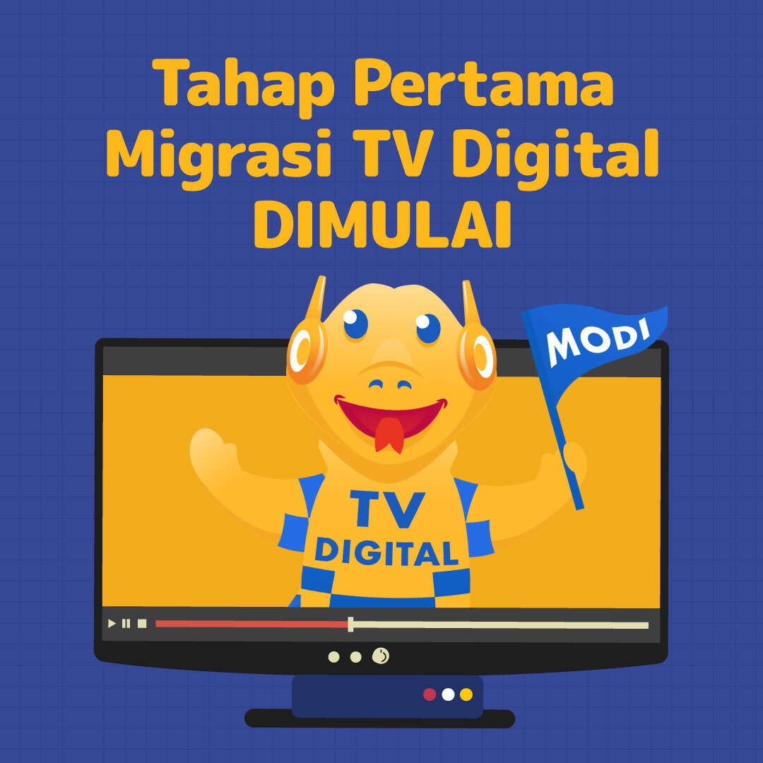 Tahap Pertama Migrasi TV Digital DIMULAI