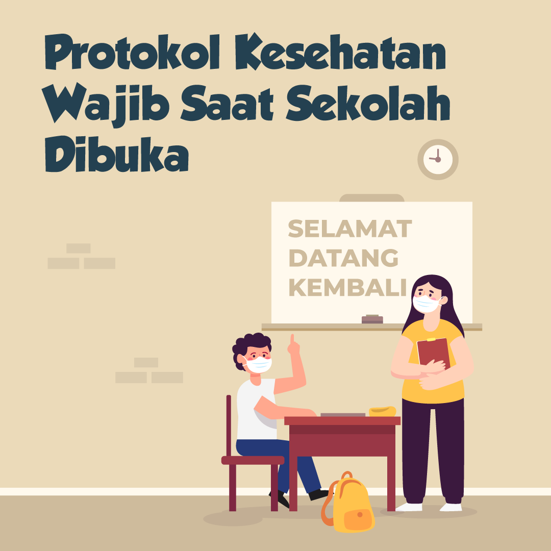 Protokol Kesehatan Wajib Saat Sekolah Dibuka
