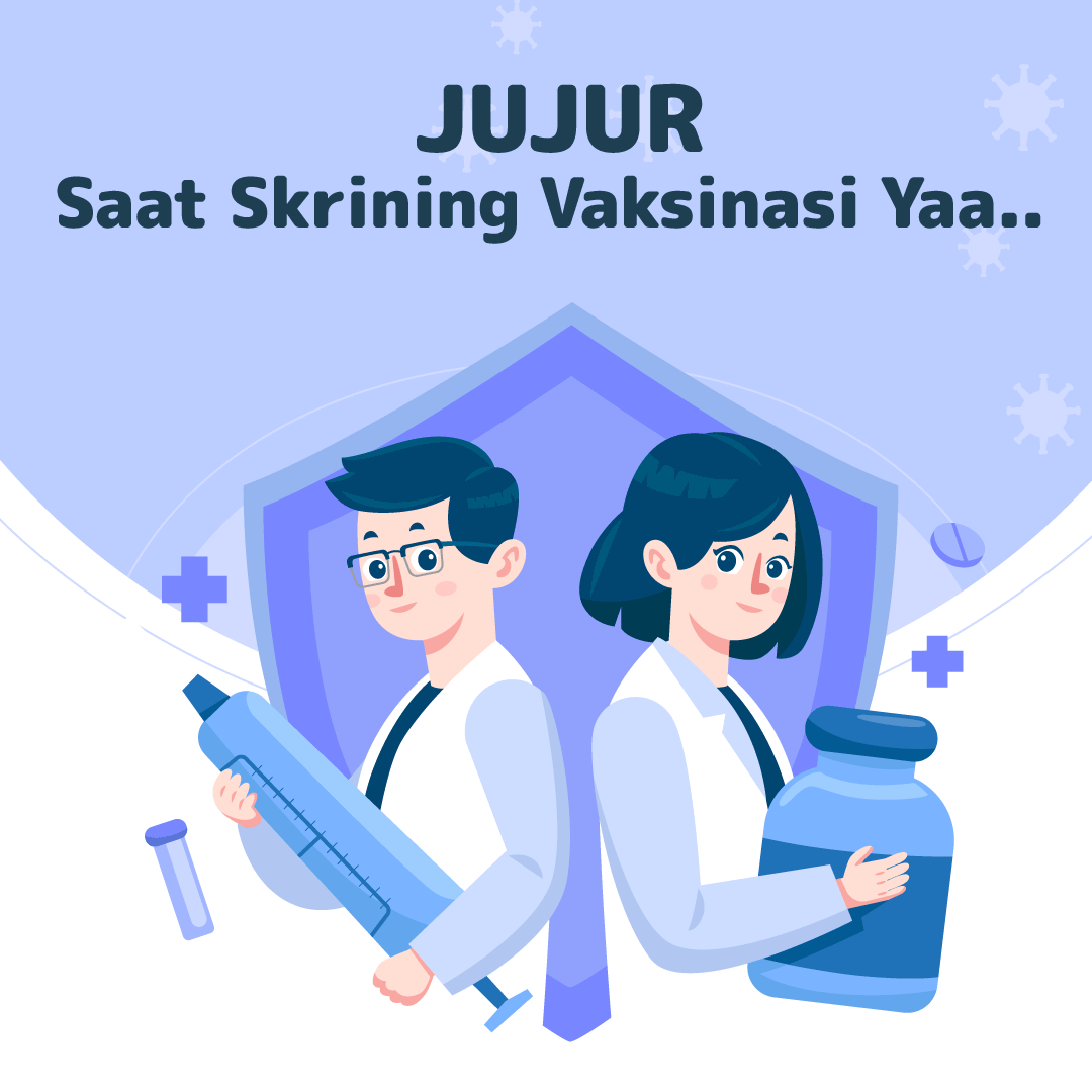 JUJUR Saat Skrining Vaksinasi Yaa..