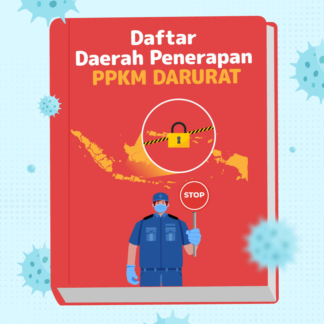 Daftar Daerah Penerapan PPKM DARURAT!