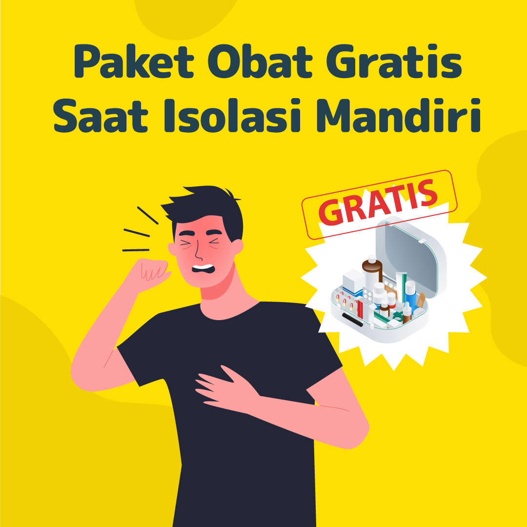Paket Obat Gratis Saat Isolasi Mandiri