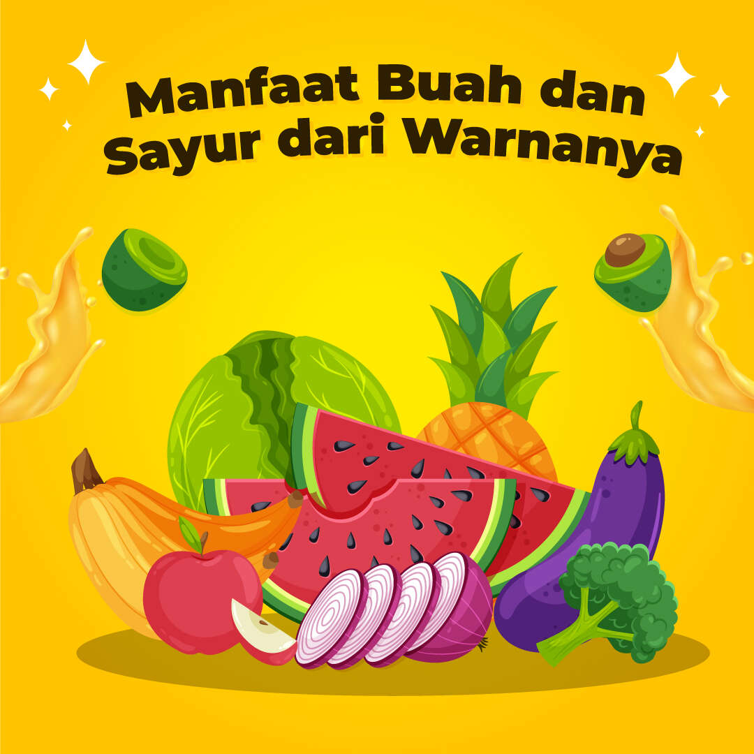 Manfaat Buah dan Sayur dari Warnanya