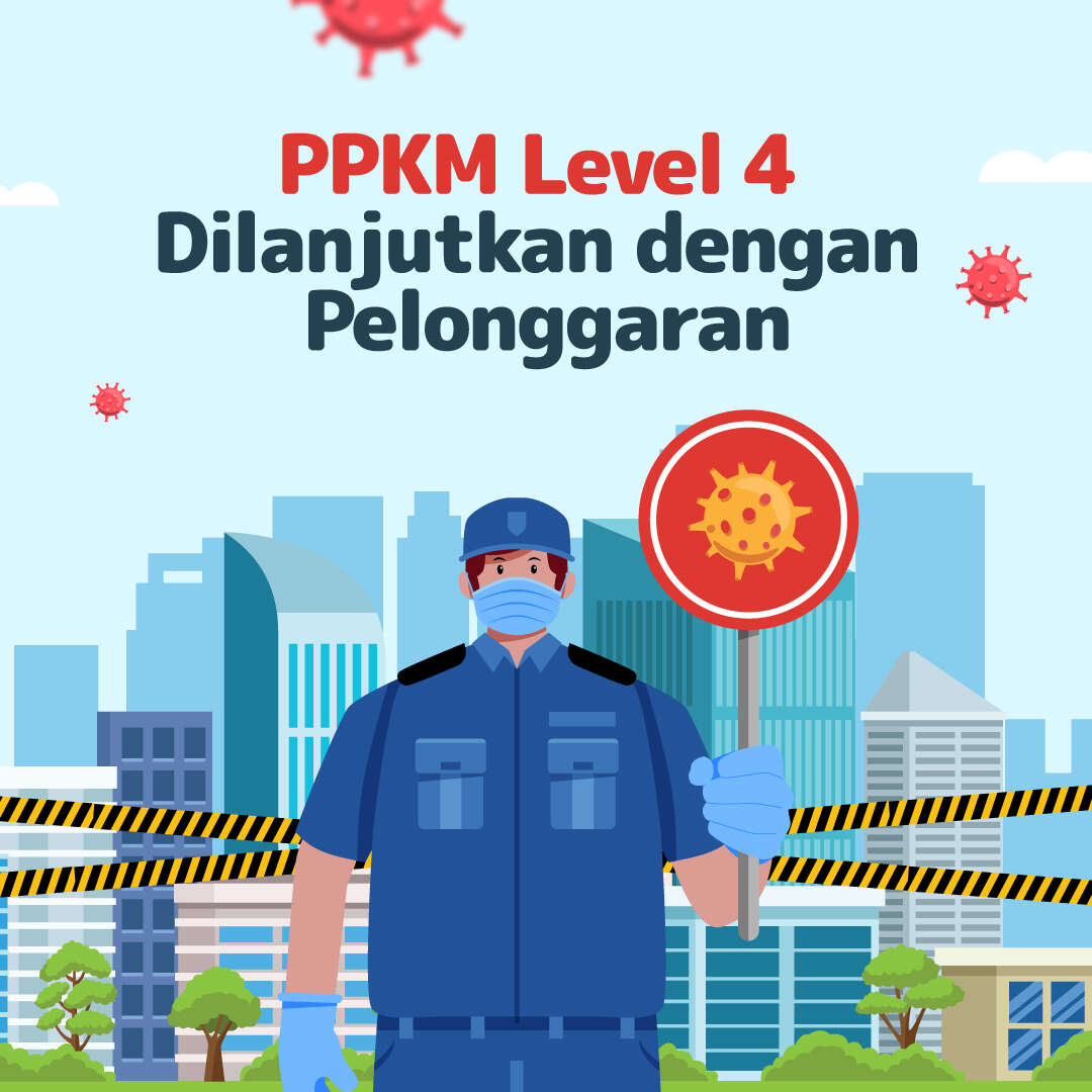PPKM Level 4 Dilanjutkan dengan Pelonggaran