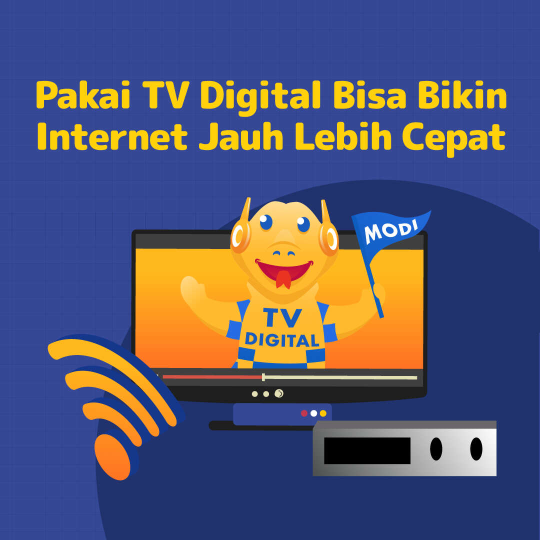 Pakai TV Digital Bisa Bikin Internet Jauh Lebih Cepat