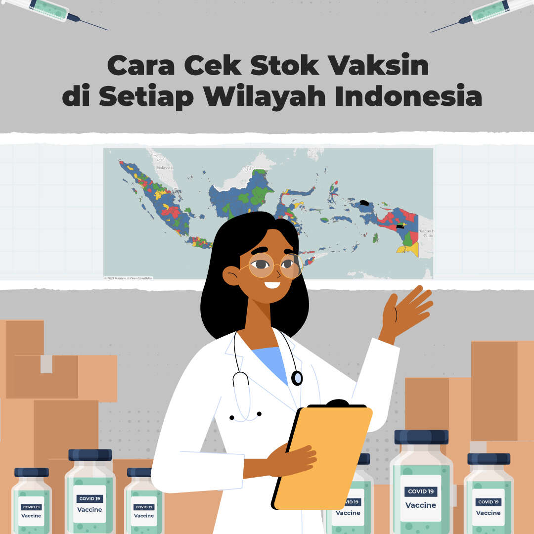 Cara Cek Stok Vaksin di Setiap Wilayah Indonesia