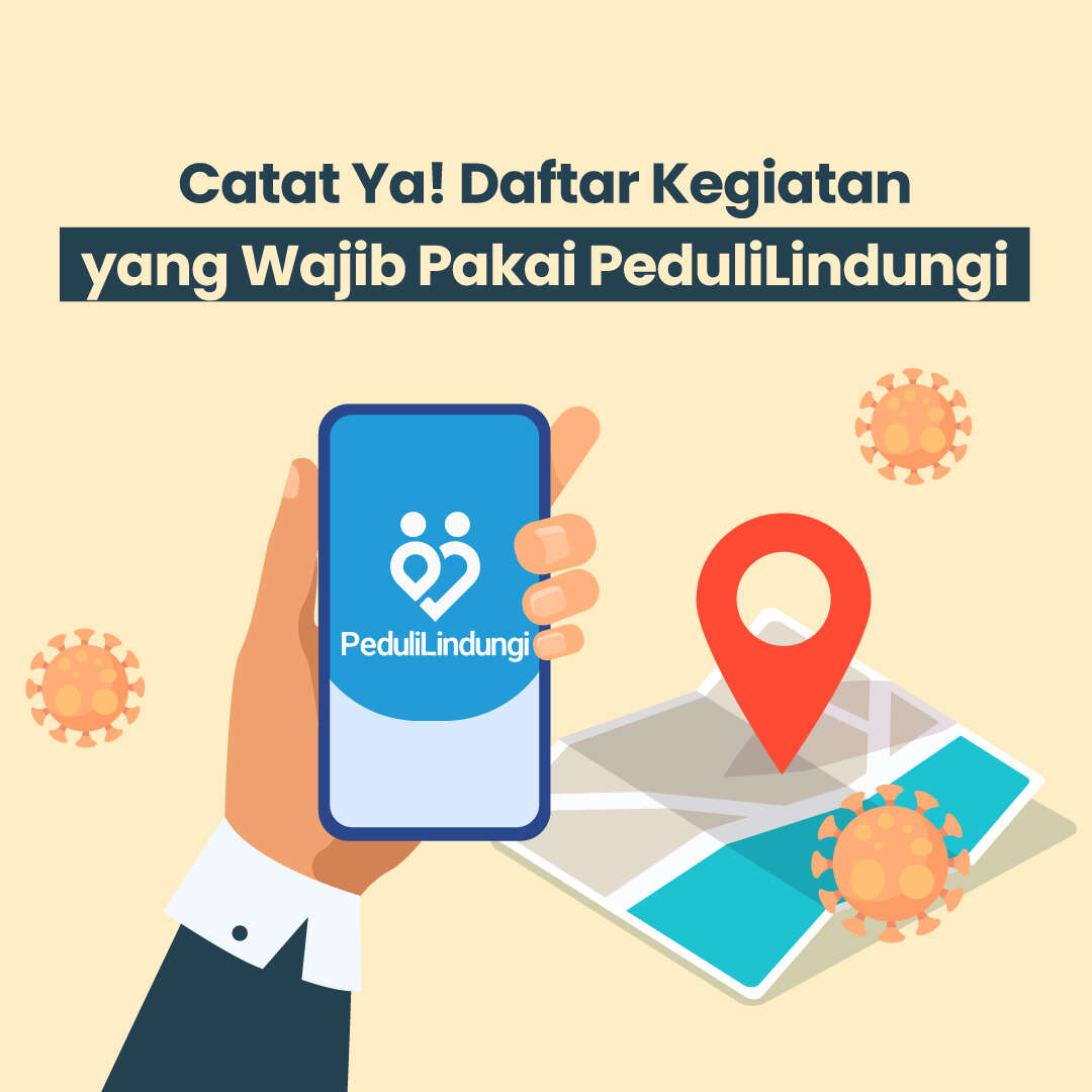 Catat Ya! Daftar Kegiatan yang Wajib Pakai PeduliLindungi