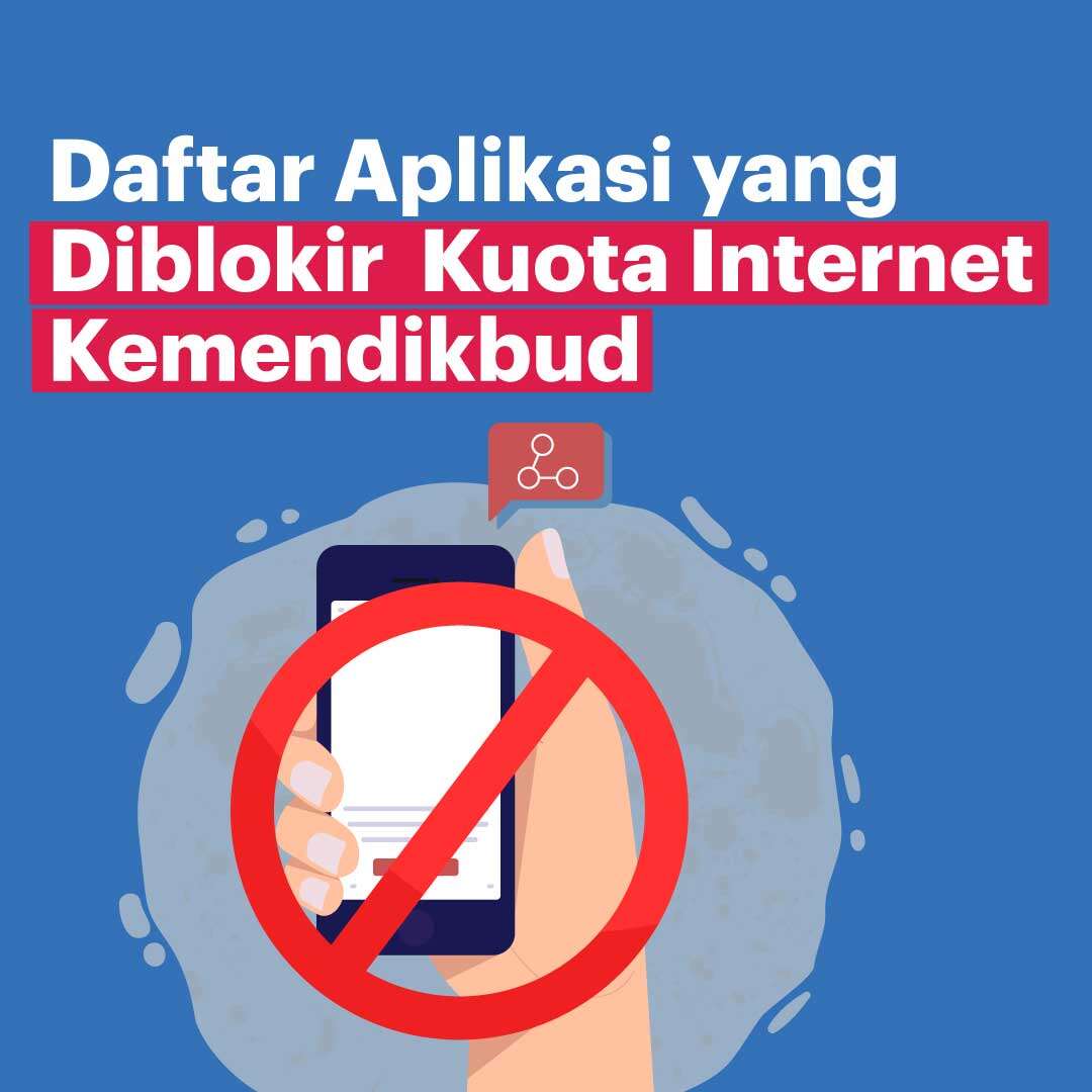 Daftar Aplikasi yang Diblokir Kuota Internet Kemendikbud
