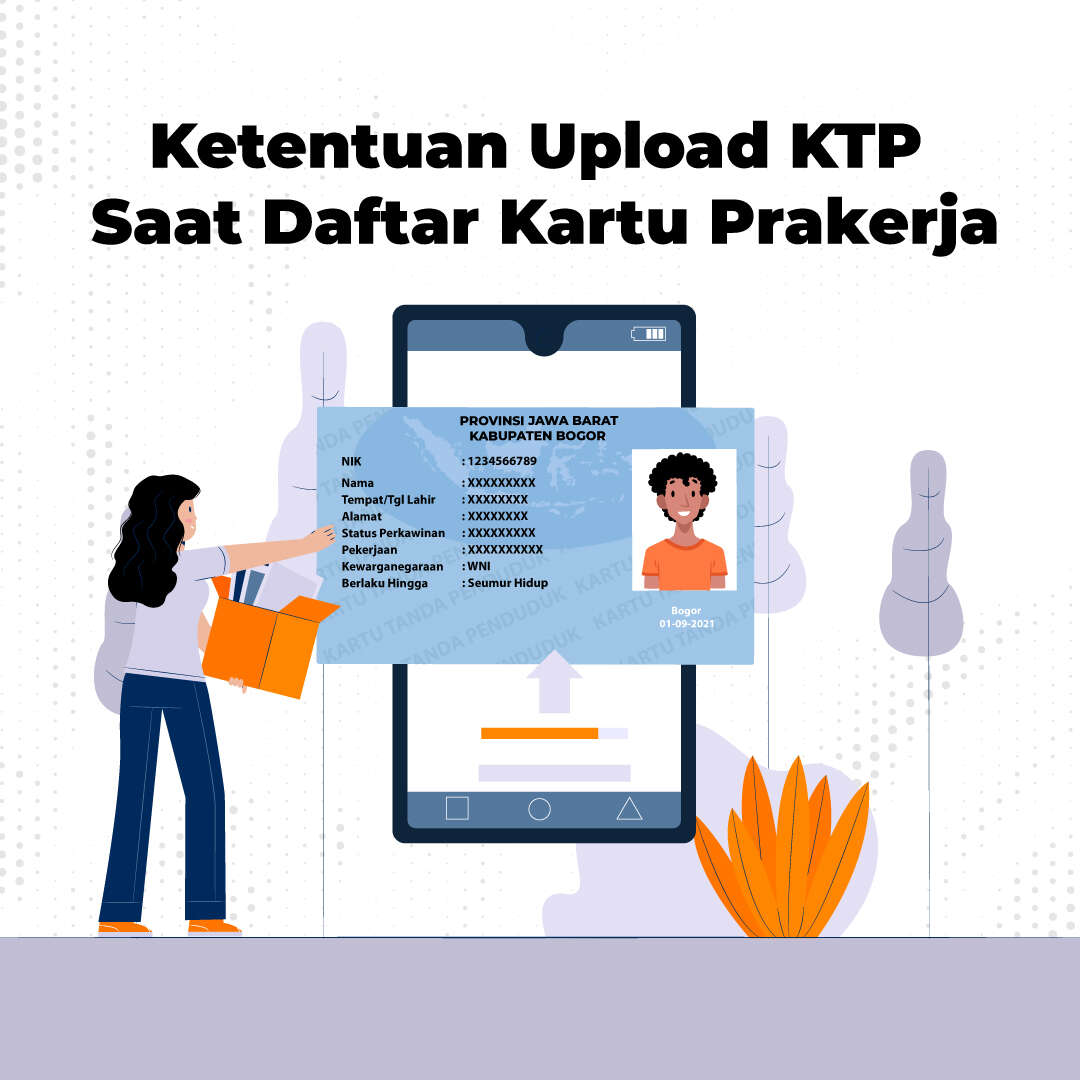 Ketentuan Upload KTP Saat Daftar Kartu Prakerja