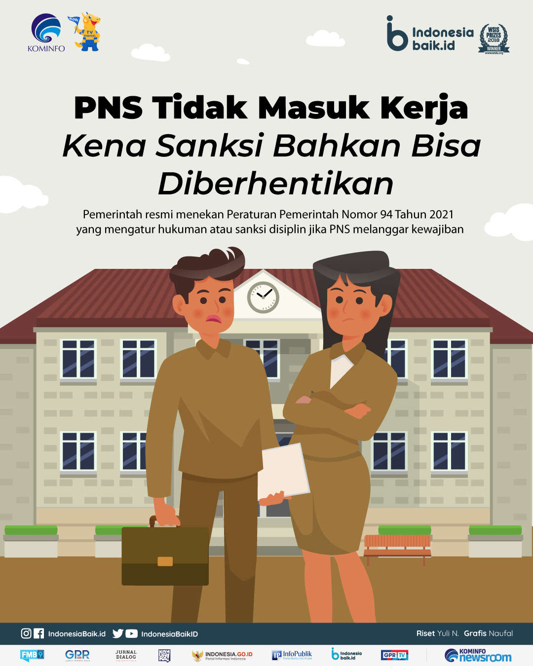 PNS Tidak Masuk Kerja Kena Sanksi, Bahkan Bisa Diberhentikan
