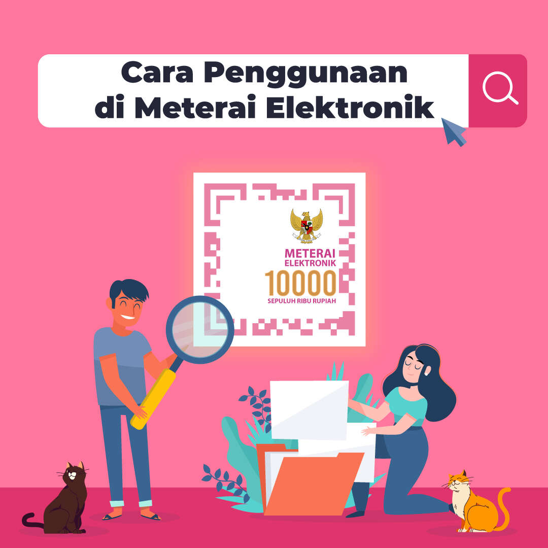 Cara Penggunaan di Meterai Elektronik