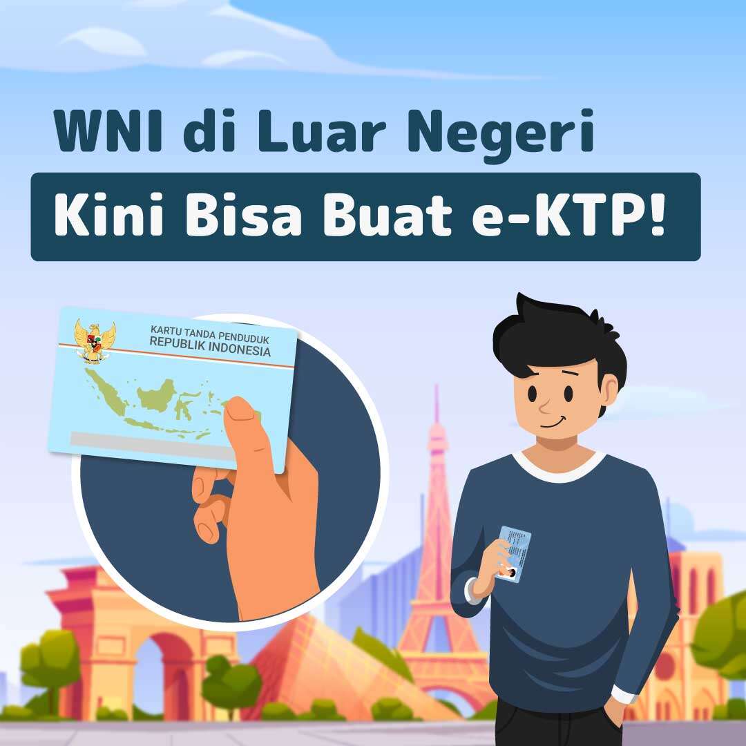WNI di Luar Negeri Kini Bisa Buat e-KTP!