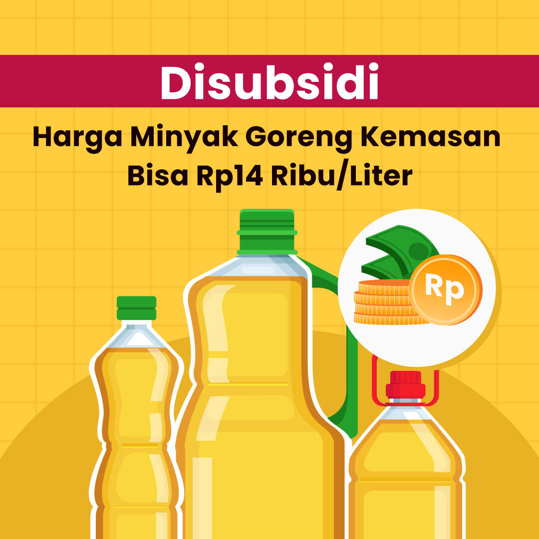 Disubsidi, Harga Minyak Goreng Kemasan Bisa Rp14 Ribu/Liter