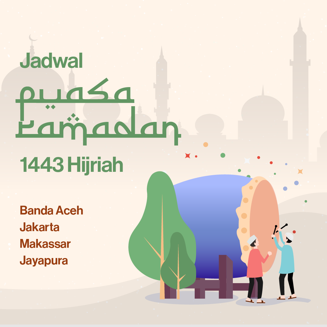 Jadwal Puasa Ramadan 1443 H 
