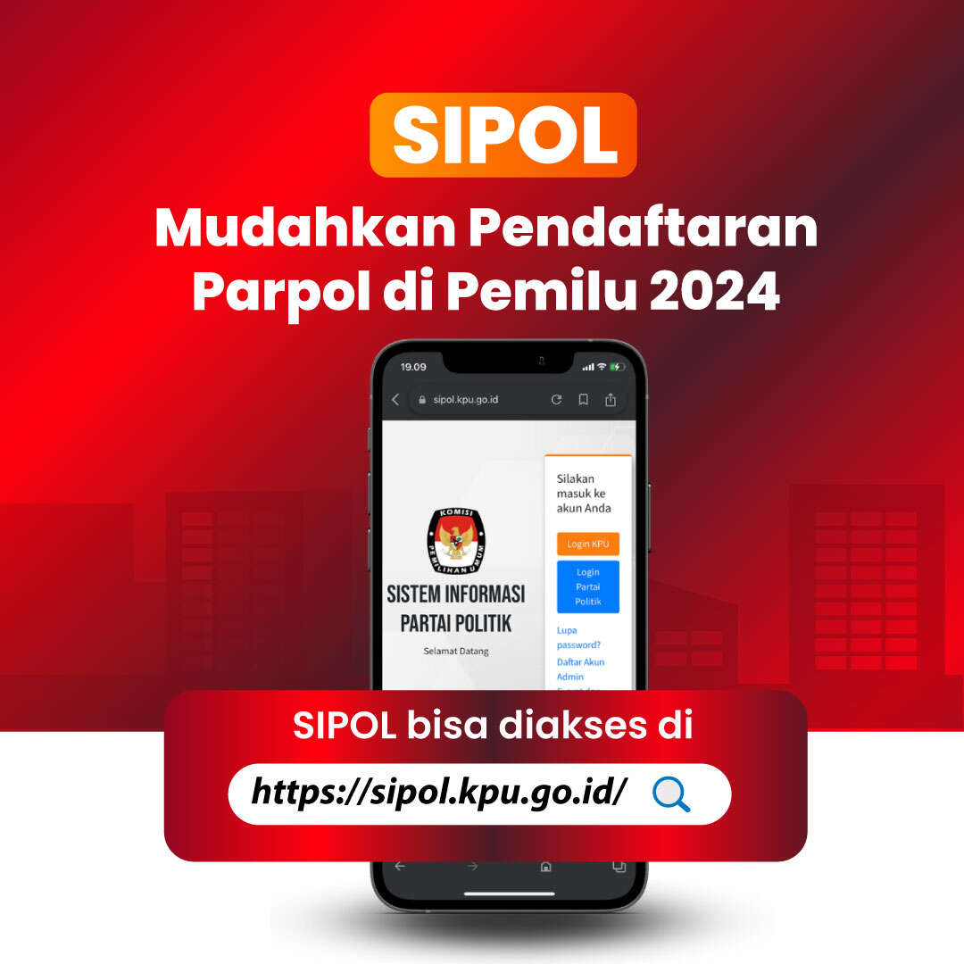 SIPOL, Mudahkan Pendaftaran Parpol di Pemilu 2024