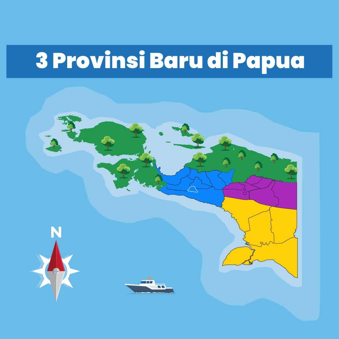 3 Provinsi Baru di Papua
