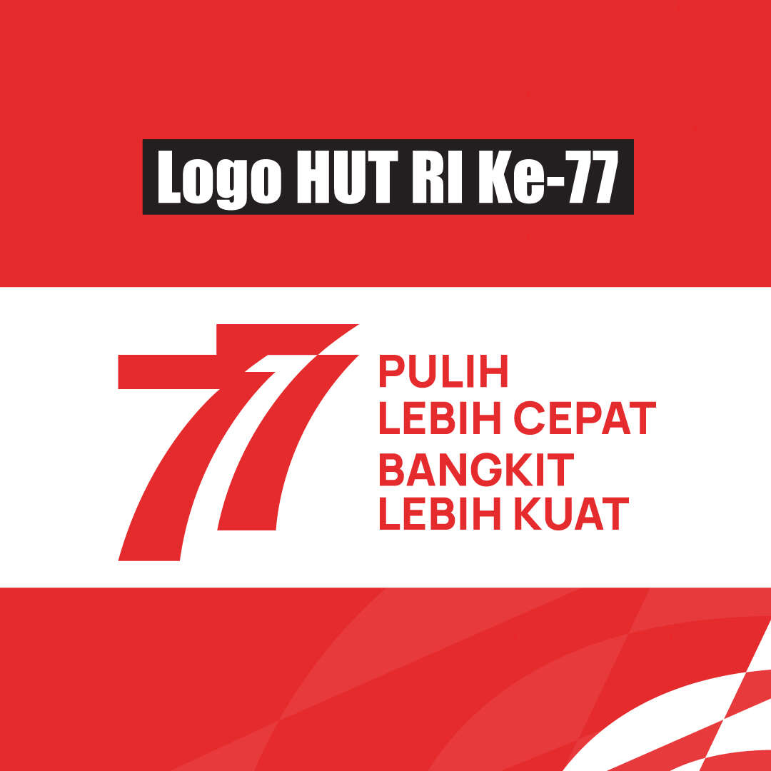 Logo HUT RI Ke-77
