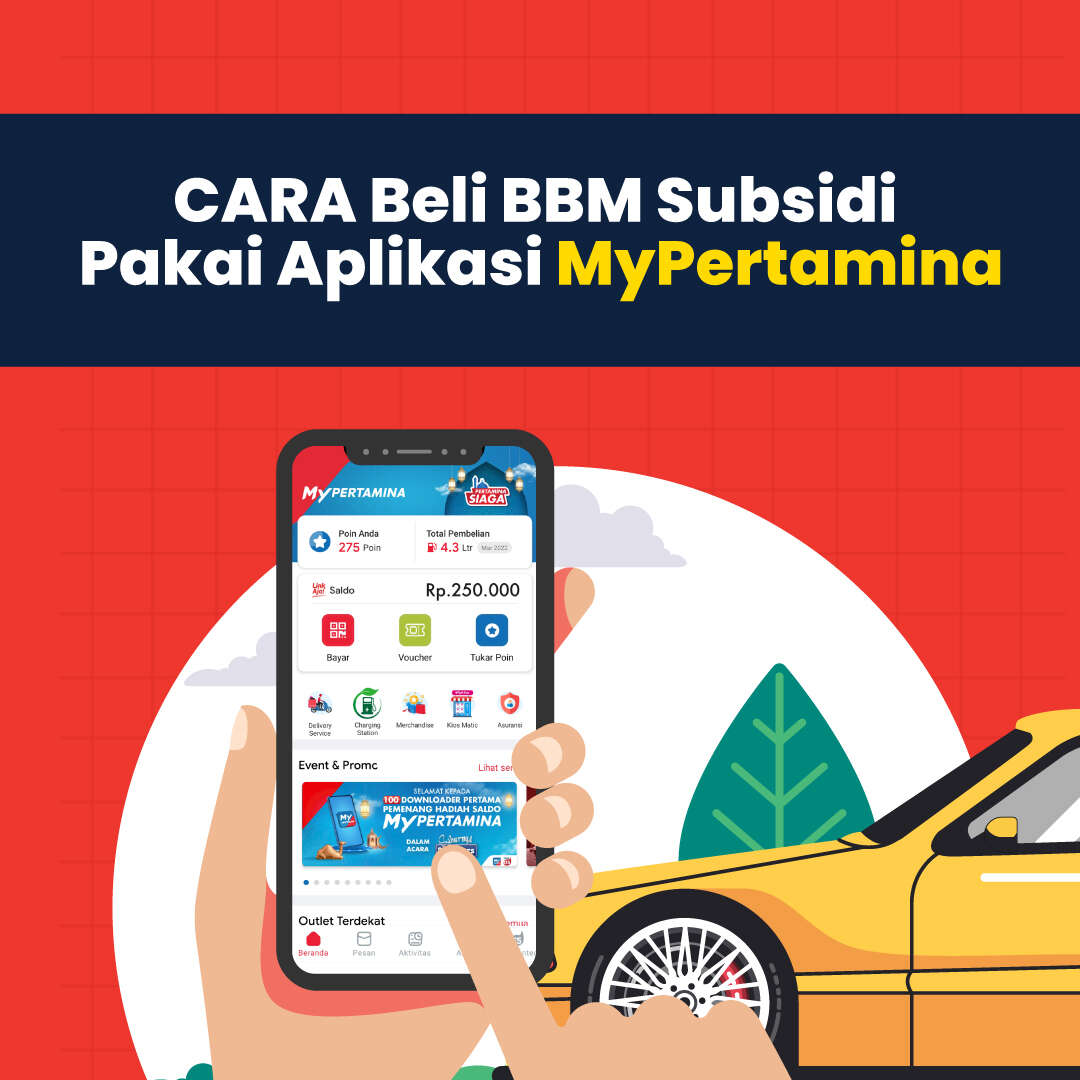 CARA Beli BBM Subsidi Pakai Aplikasi MyPertamina
