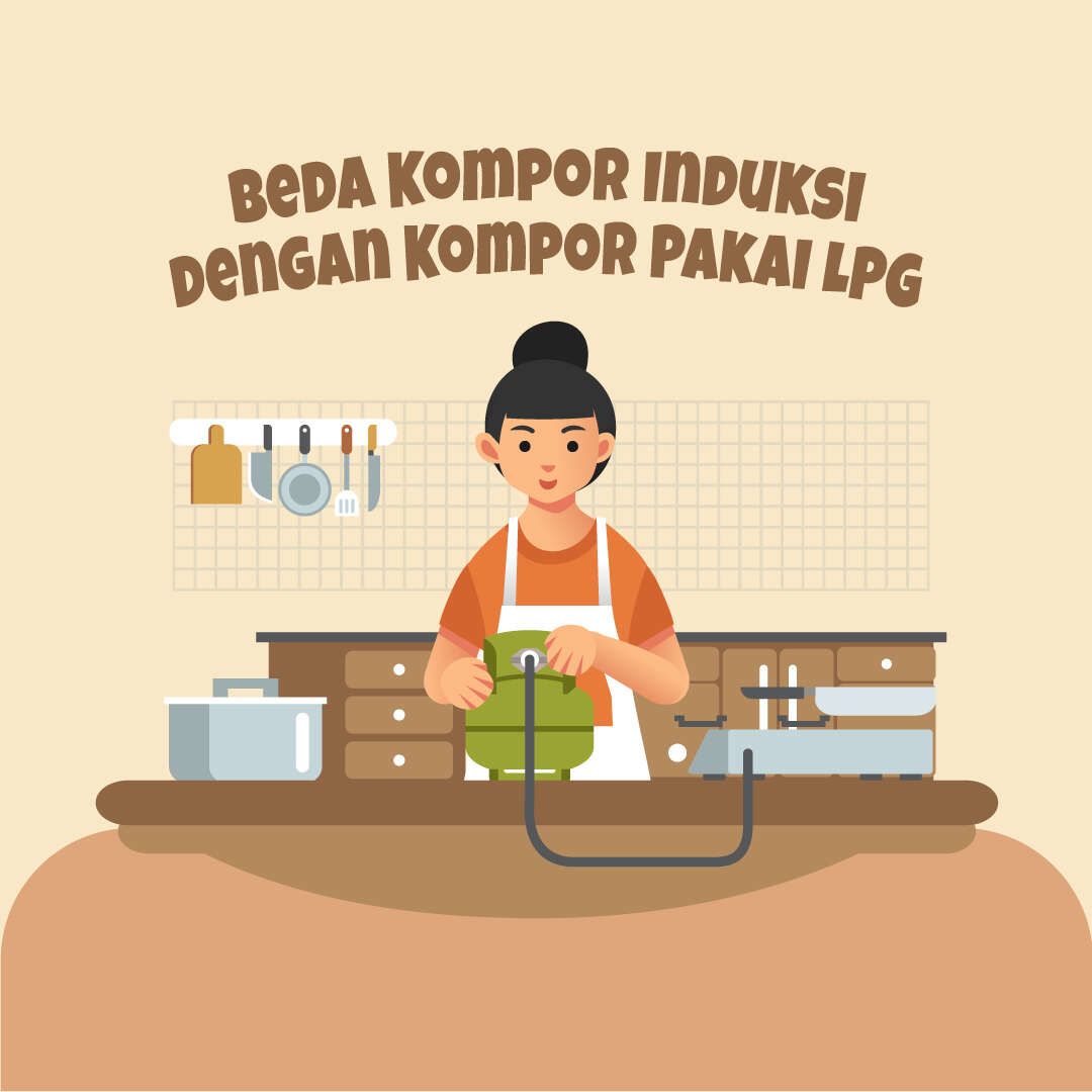 Beda Kompor Induksi dengan Kompor Pakai LPG