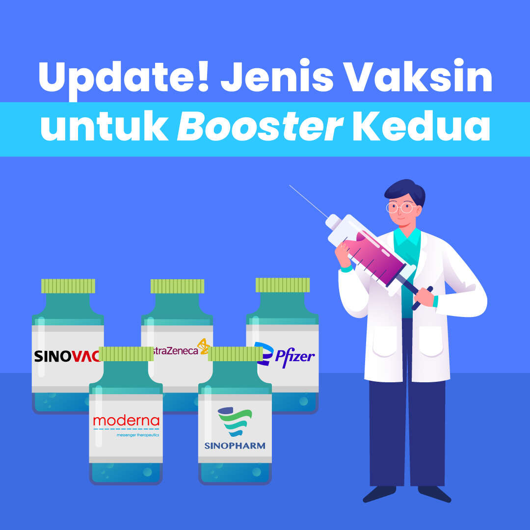 Update! Jenis Vaksin untuk Booster Kedua