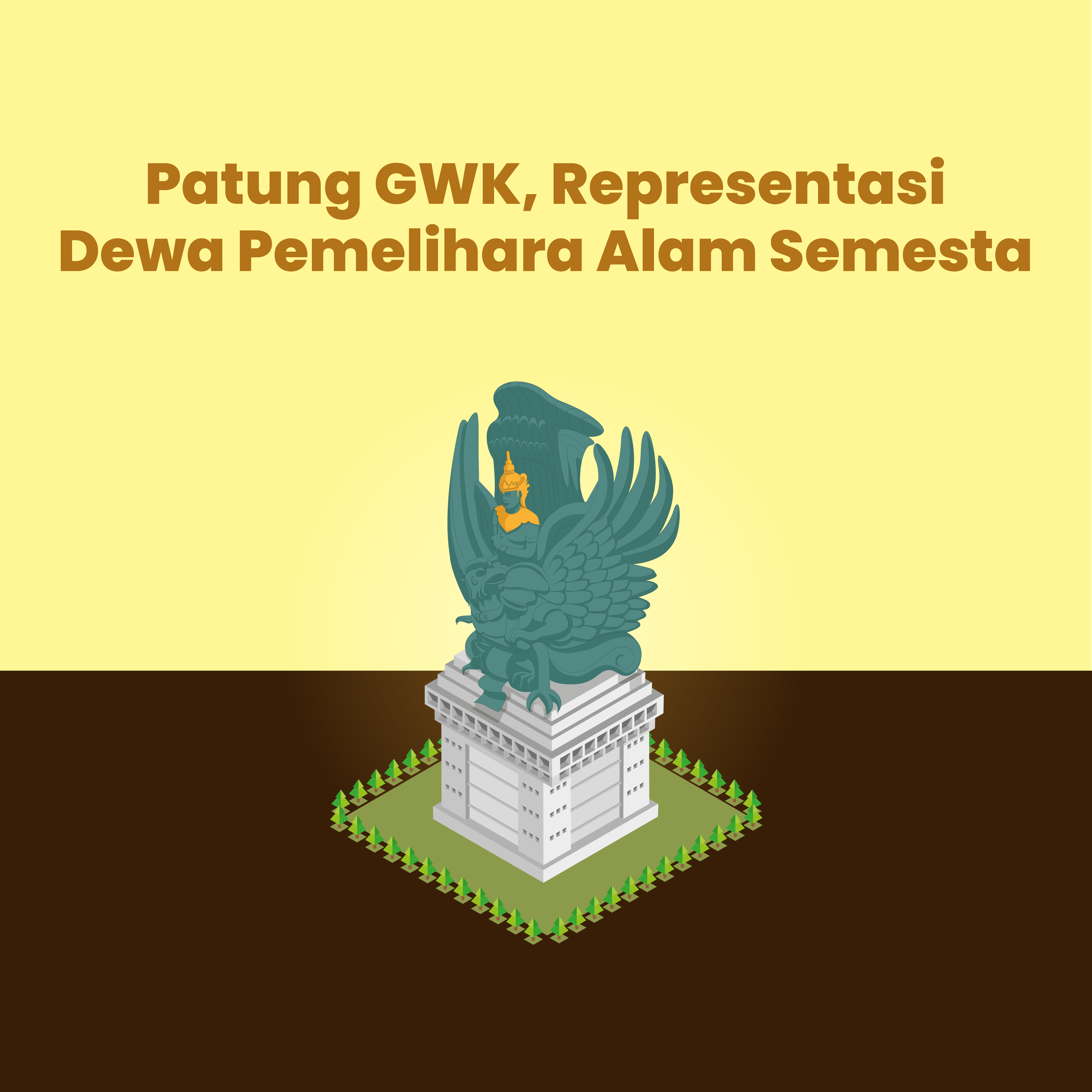 Patung GWK, Representasi Dewa Pelindung Alam Semesta