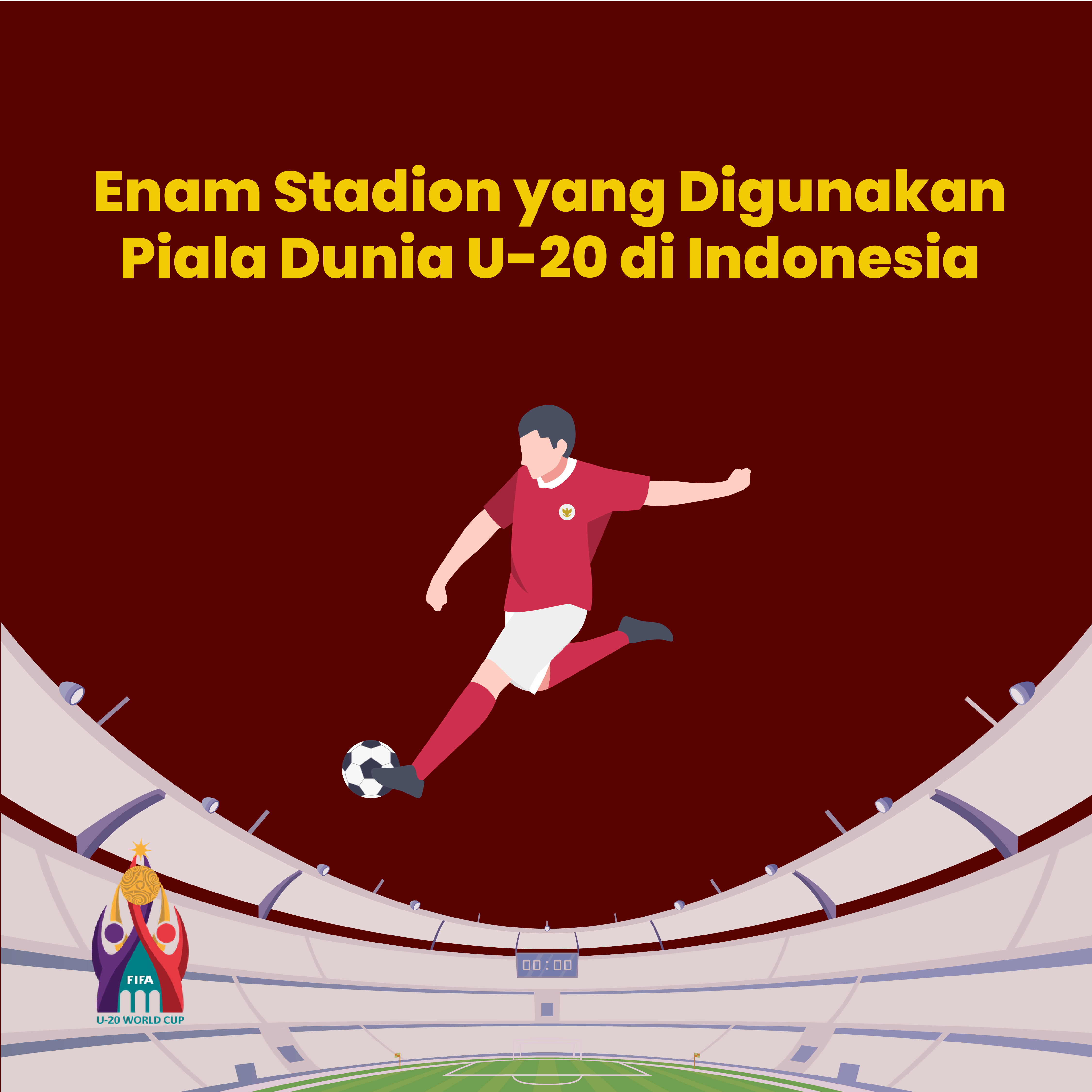 Enam Stadion yang Digunakan Piala Dunia U-20 di Indonesia
