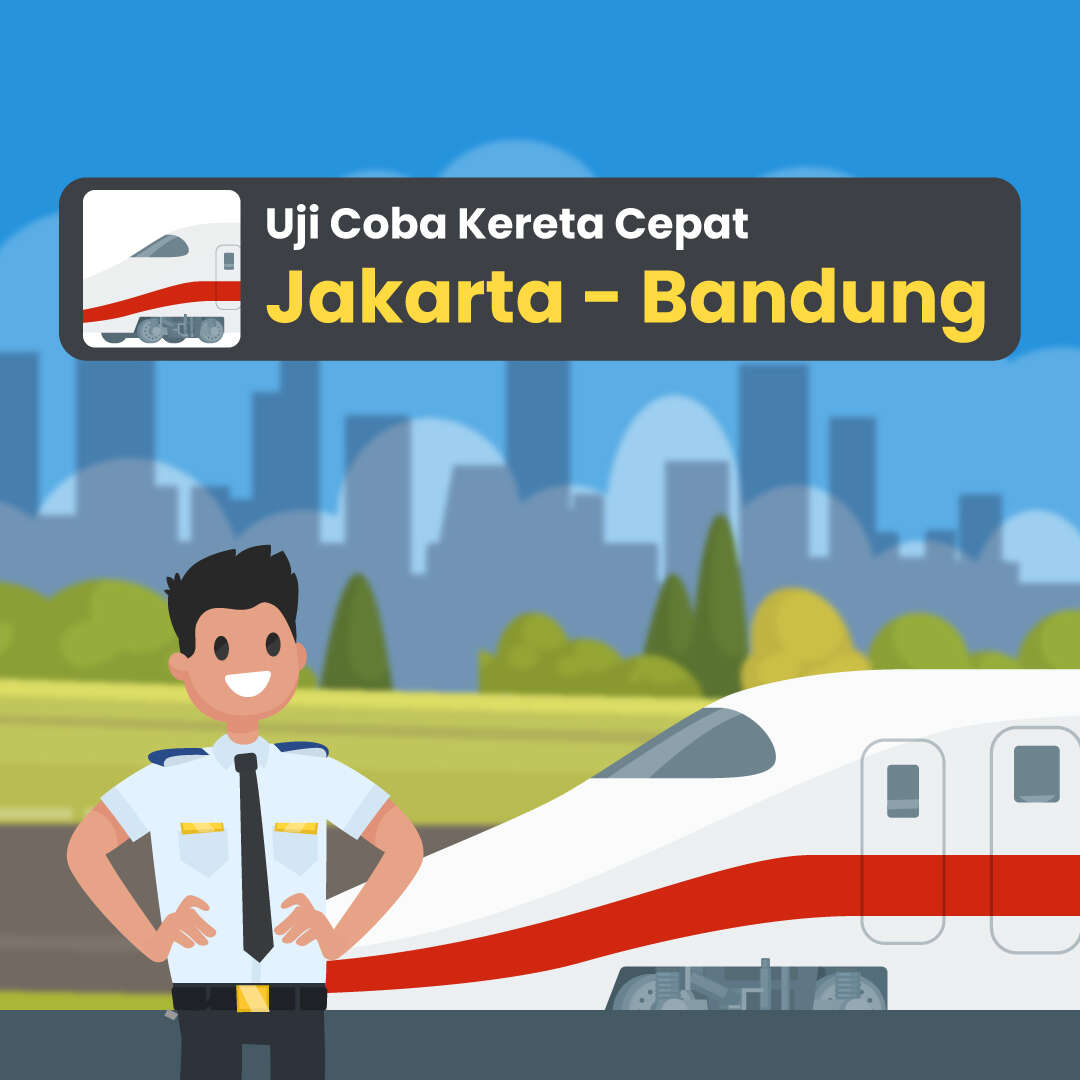 Uji Coba Kereta Cepat Jakarta-Bandung