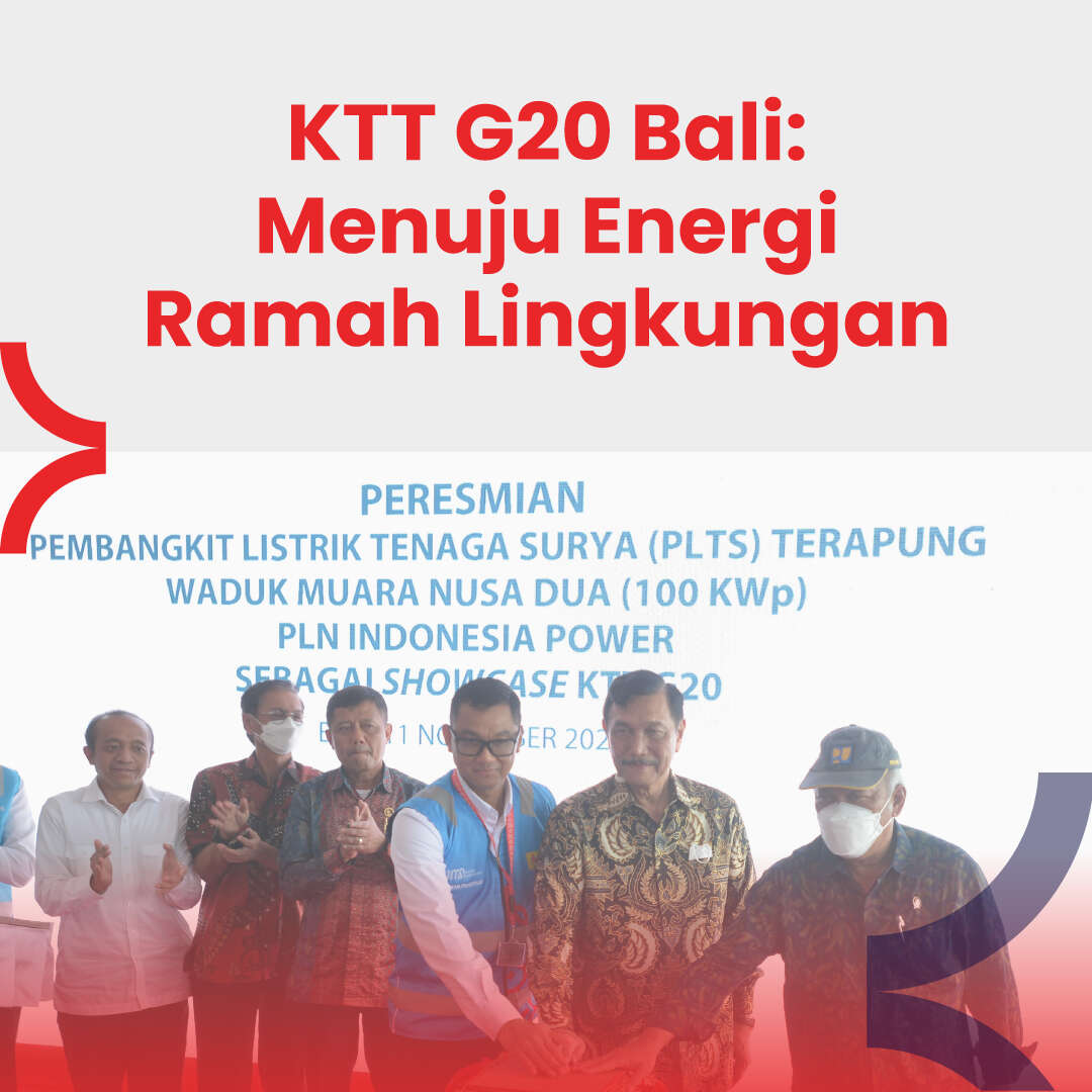 KTT G20 Bali: Menuju Energi Ramah Lingkungan