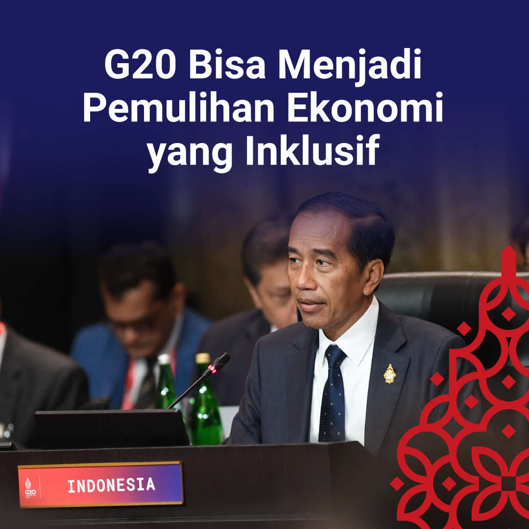 G20 Diharapkan Menjadi Pemulihan Ekonomi yang Inklusif