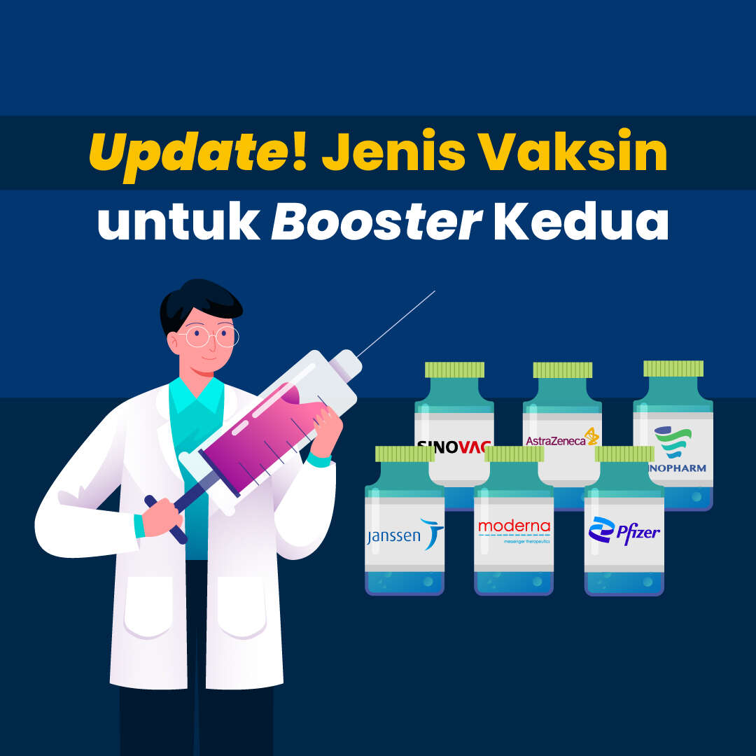 Update! Jenis Vaksin untuk Booster Kedua