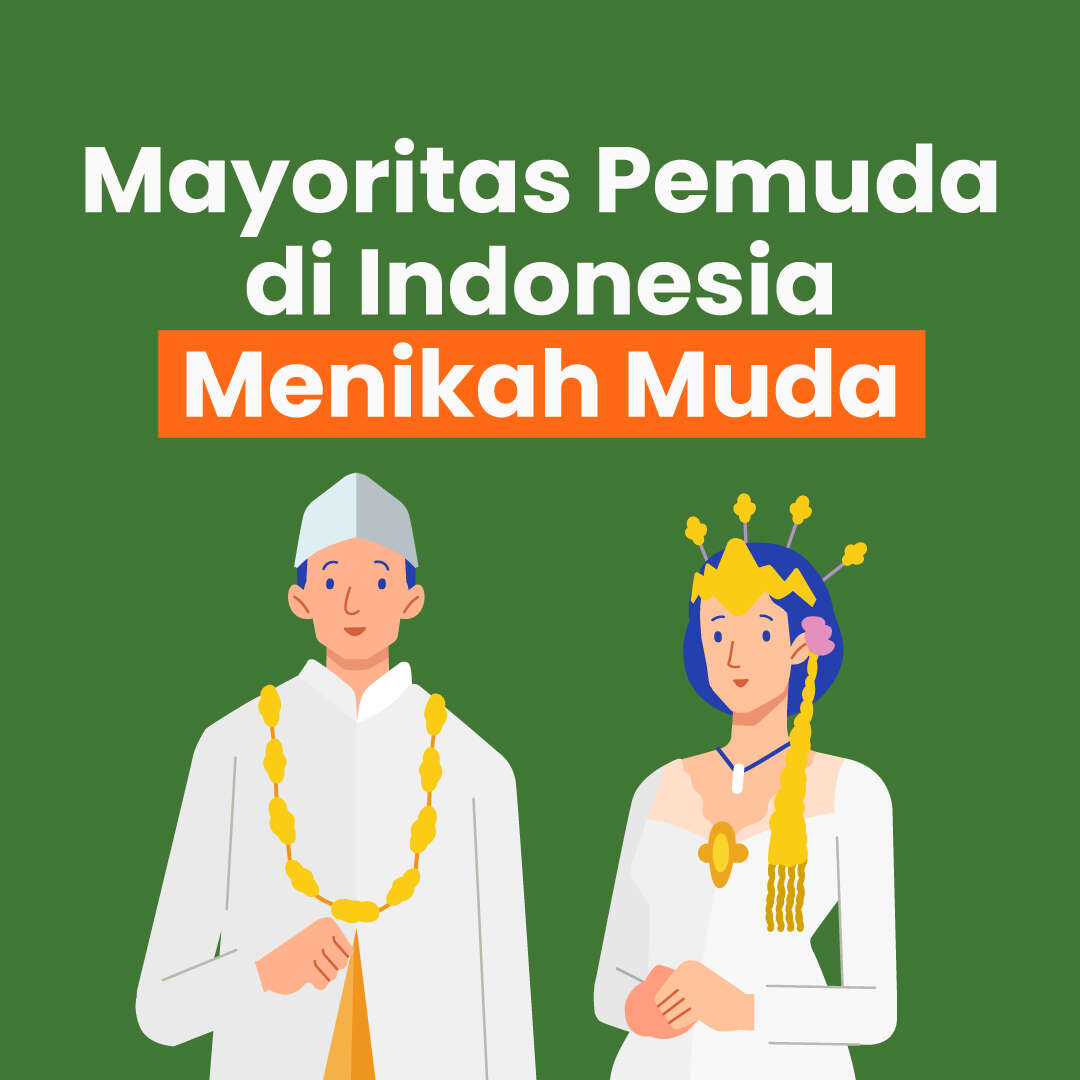 Mayoritas Pemuda di Indonesia Menikah Muda