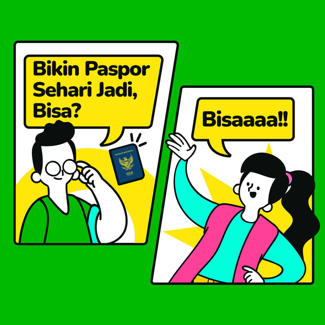 Buat Paspor Sehari Jadi
