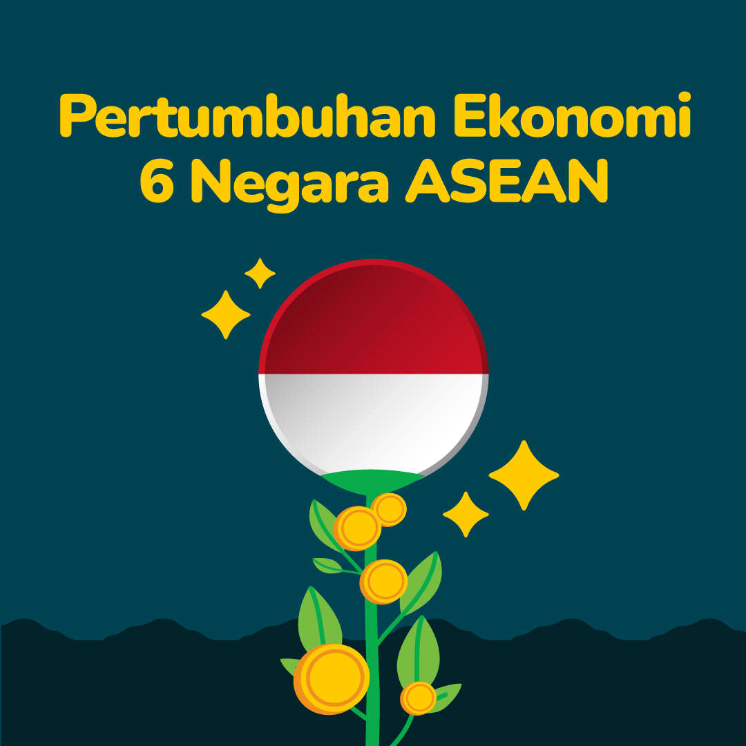 Pertumbuhan Ekonomi 6 Negara ASEAN