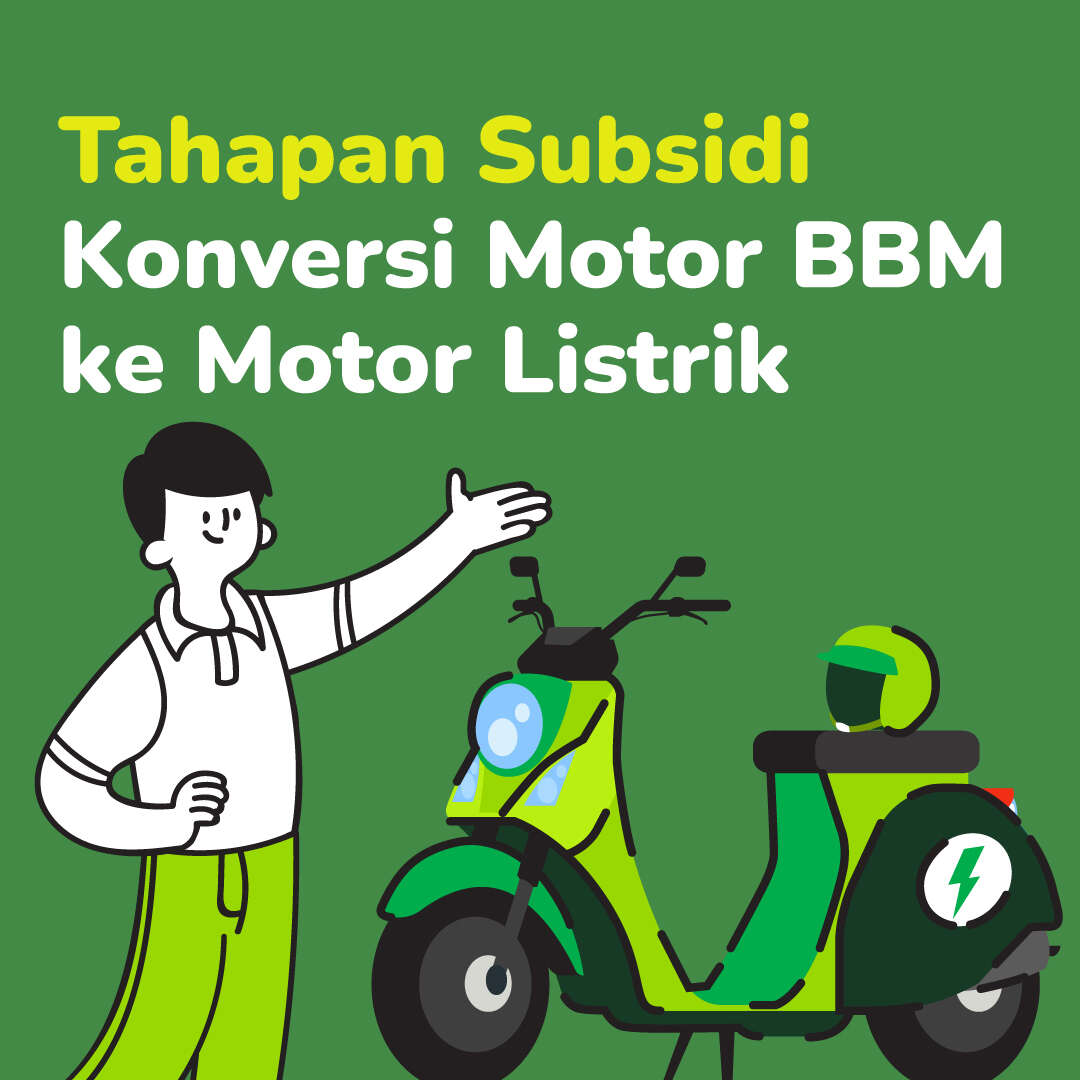 Tahapan Subsidi Konversi Motor BBM ke Listrik