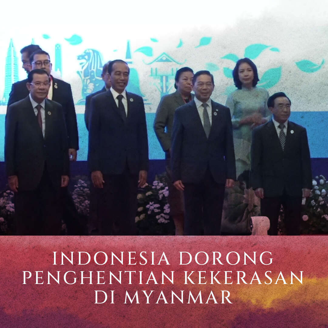 Indonesia Dorong Penghentian Kekerasan di Myanmar