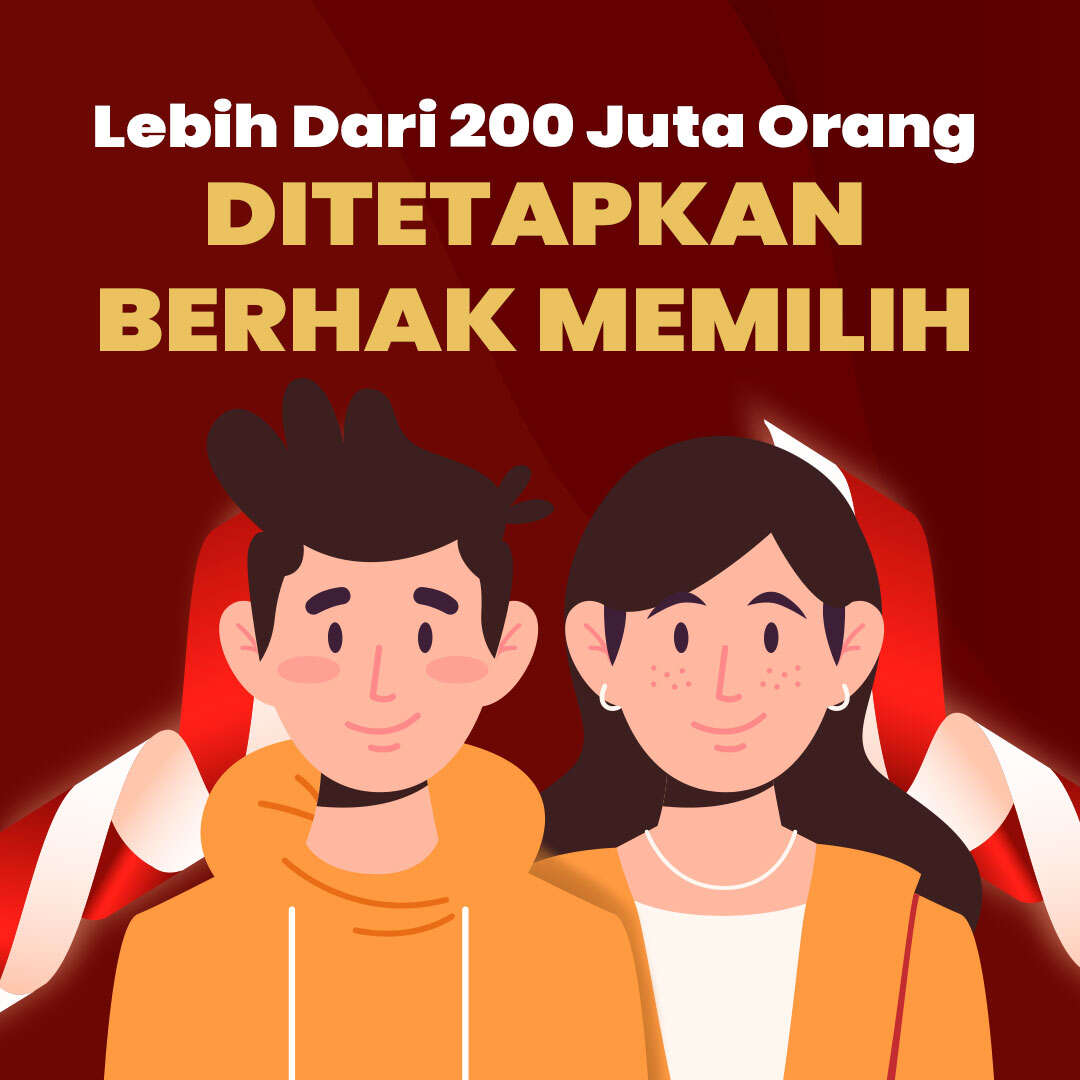 Lebih Dari 200 Juta Orang Berhak Memilih