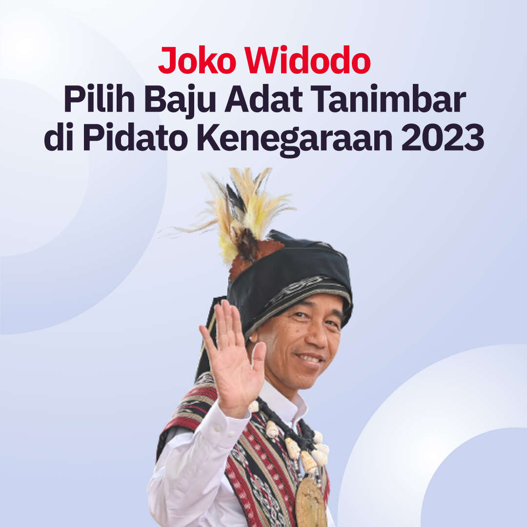 Joko Widodo Pilih Baju Adat Tanimbar di Pidato Kenegaraan 2023