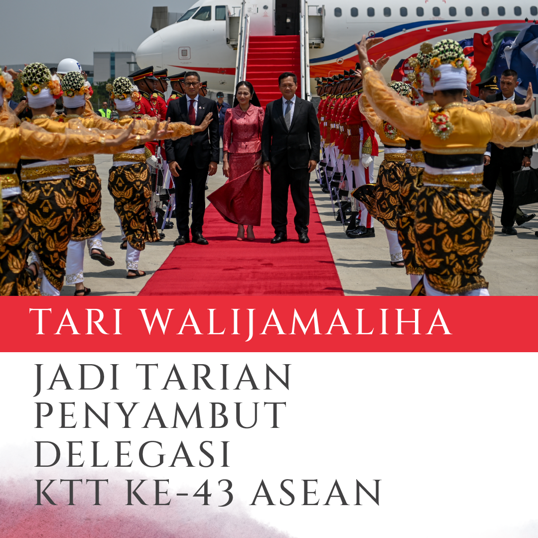 Tari Walijamaliha Jadi Tarian  Penyambut Delegasi KTT ASEAN ke-43