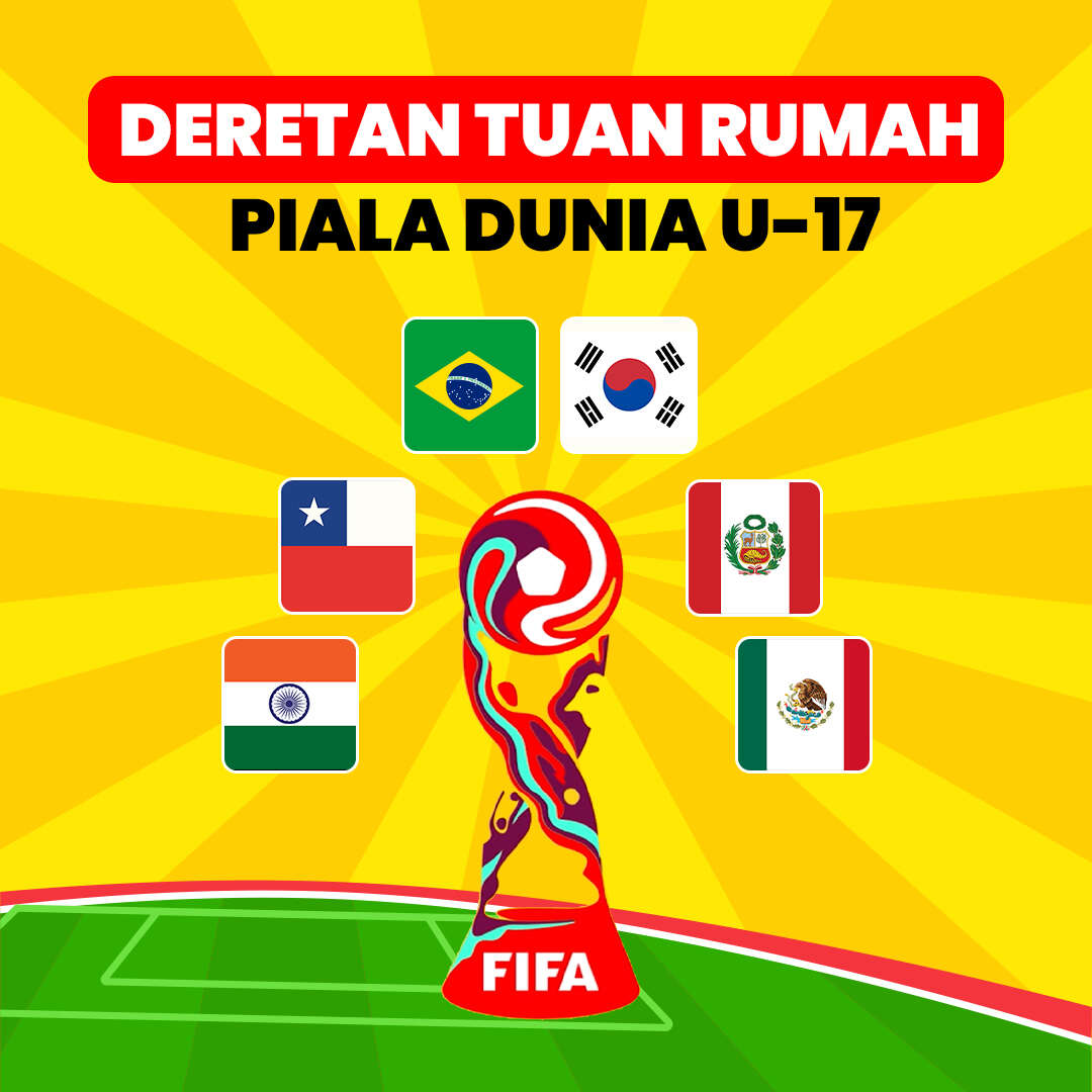 Deretan Tuan Rumah Piala Dunia U-17 