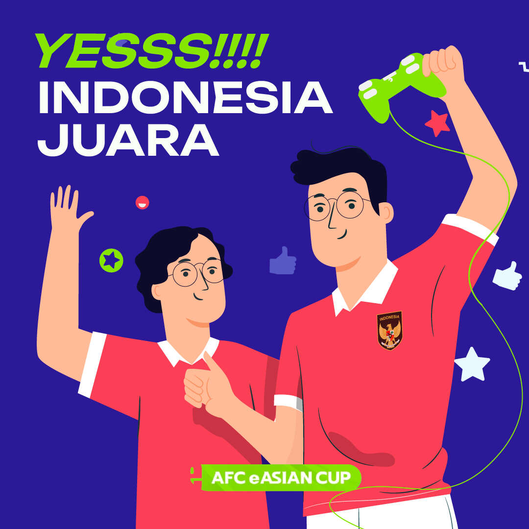 Indonesia Juara AFC eAsian Cup 2023 Qatar