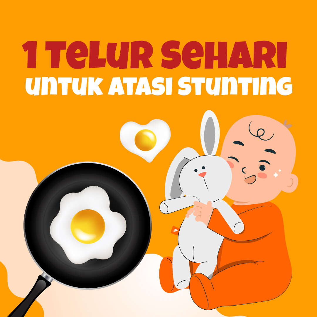 Satu Telur Sehari untuk Atasi Stunting