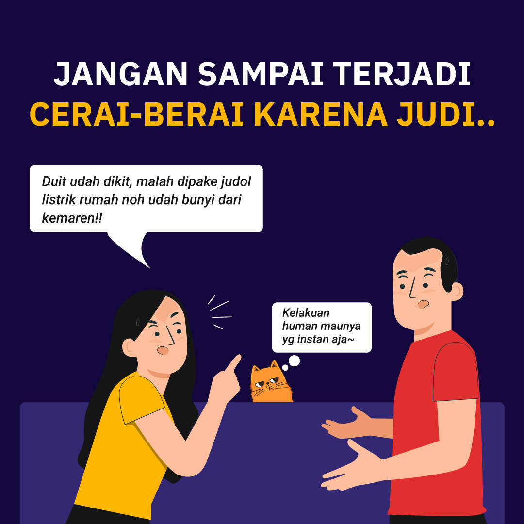 Jangan Sampai  Cerai-Berai Karena Judi..