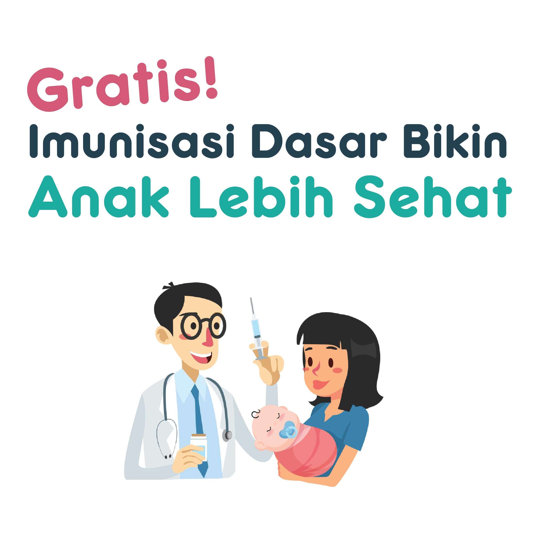Gratis! Imunisasi Dasar Bikin Anak Lebih Sehat