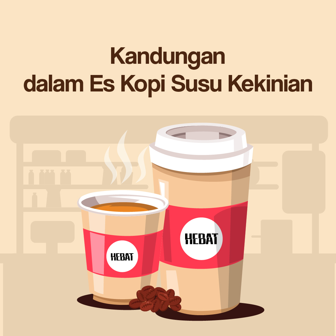 Kandungan dalam Es Kopi Susu Kekinian