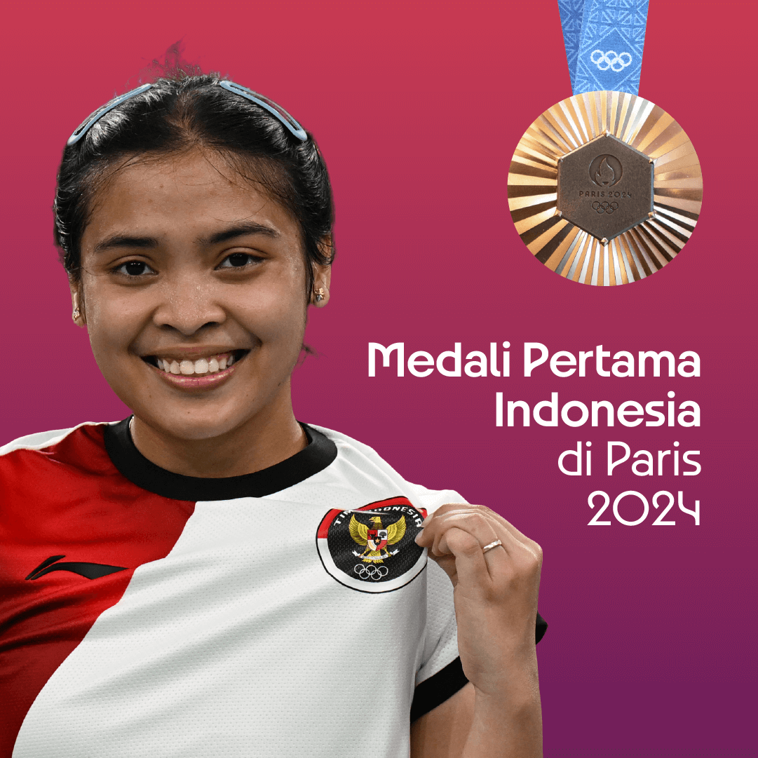 Medali Pertama untuk Indonesia di Olimpiade Paris 2024! Gregoria Mariska Tunjung Raih Perunggu.
