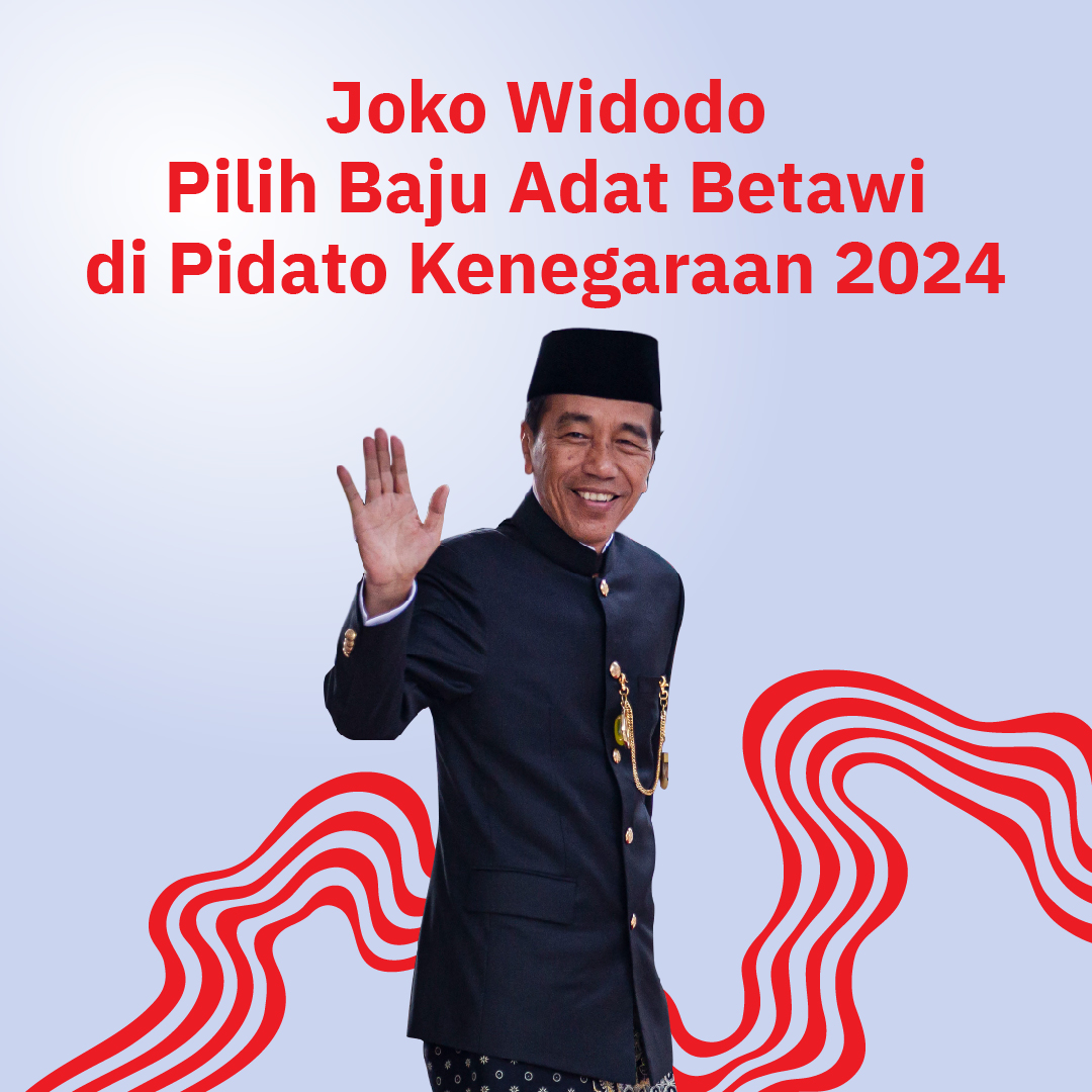 Joko Widodo Pilih Pakaian Adat Betawi di Pidato Kenegaraan 2024