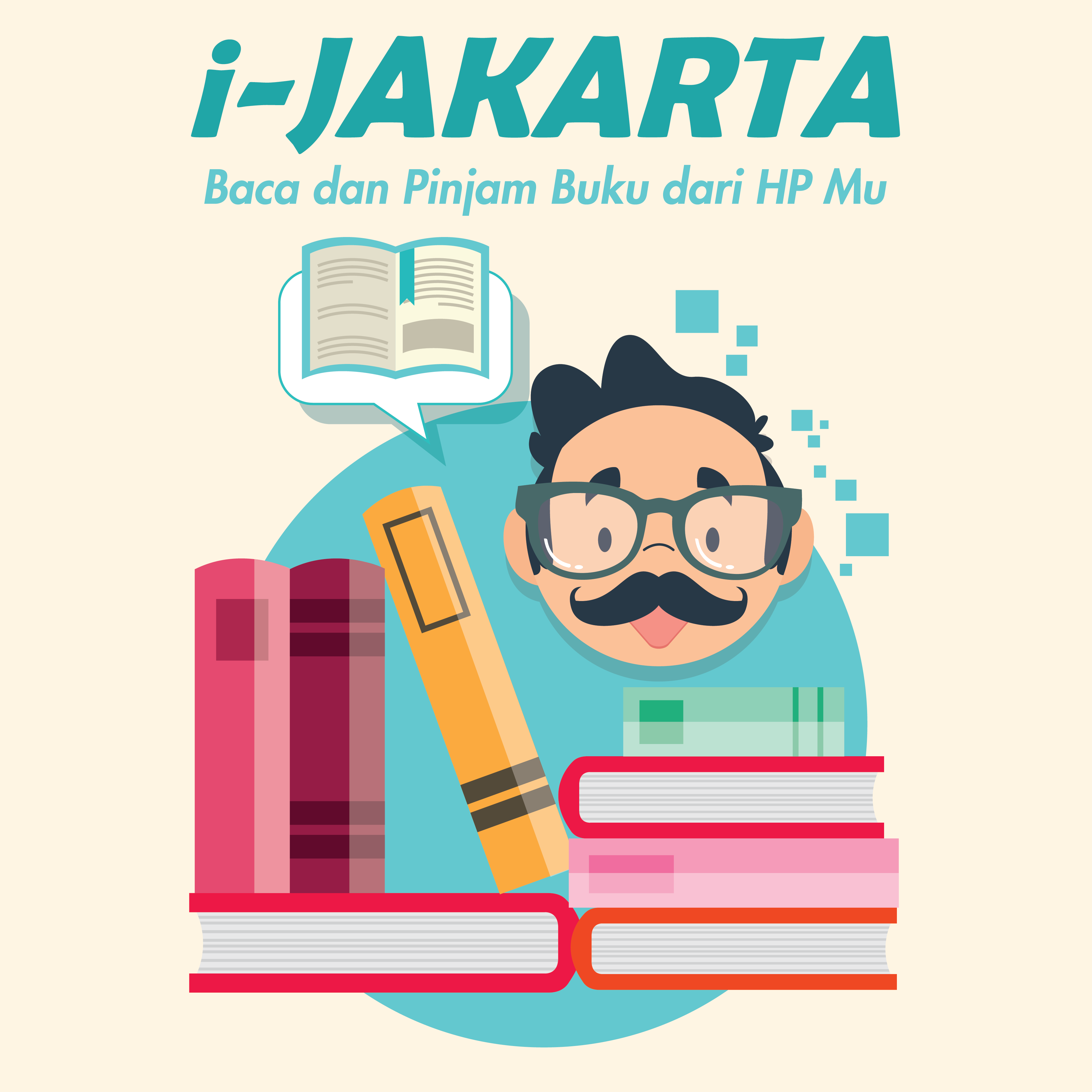 i-JAKARTA, Baca dan Pinjam Buku dari HP Mu