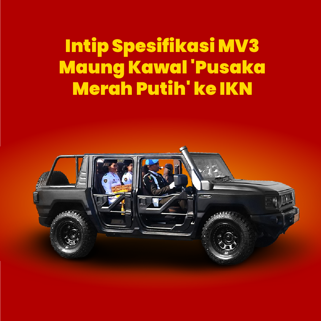 Spesifikasi Kendaraan MV3 Maung Pengawal Bendera Pusaka Merah Putih