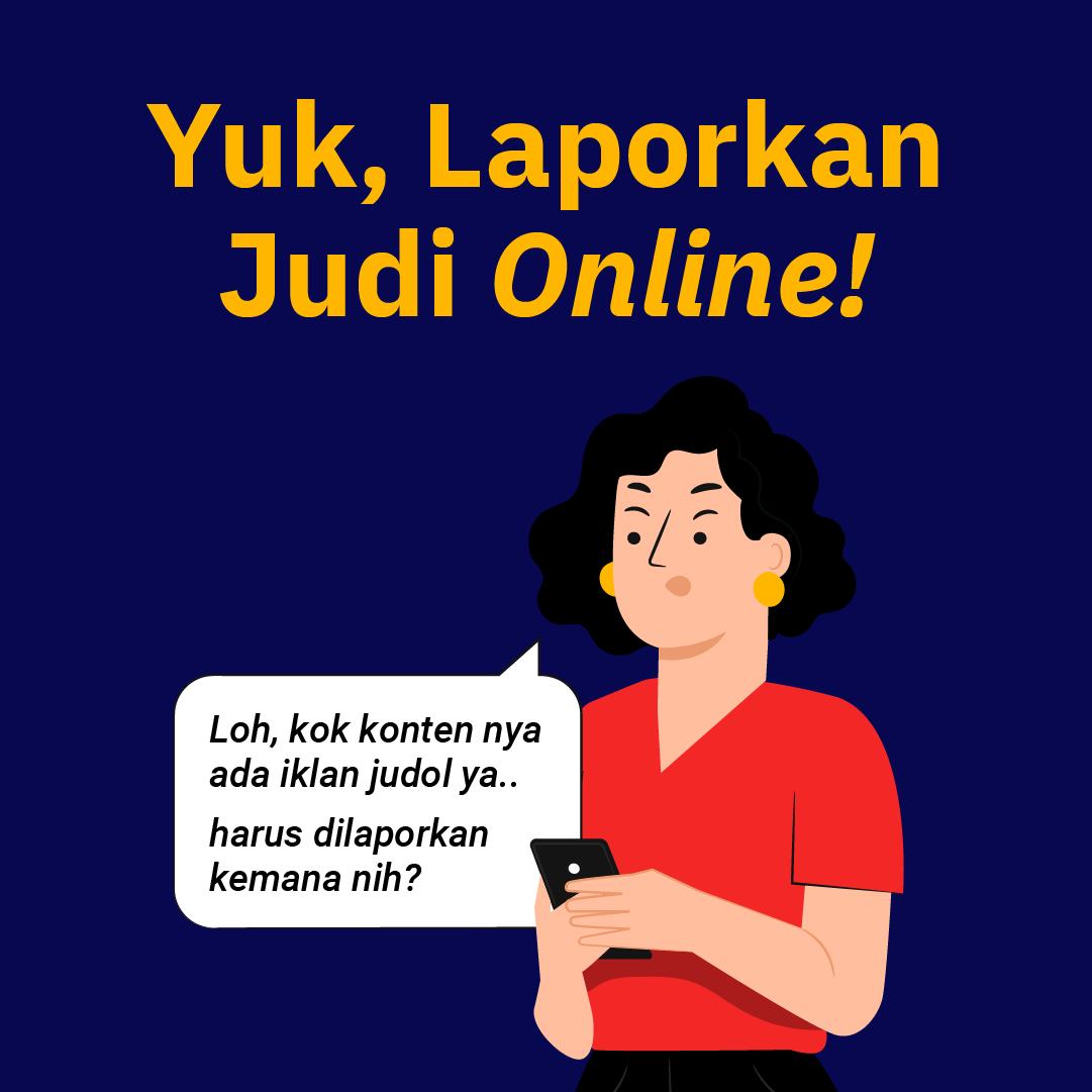 Yuk, Laporkan Judi Online!